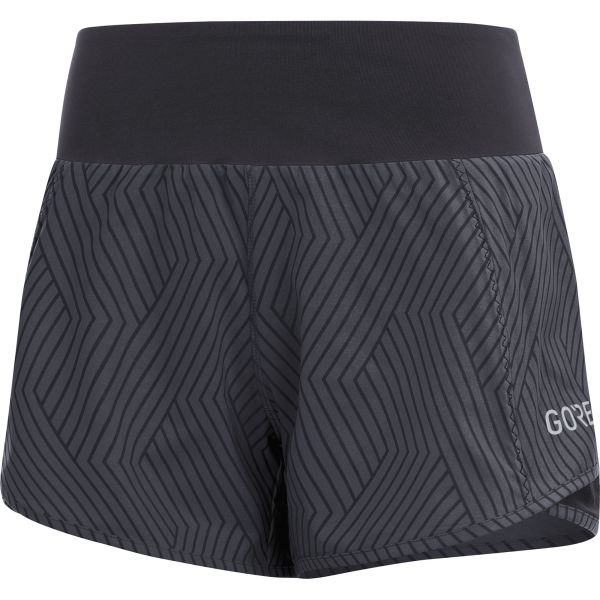 GORE® R5 Damen Light Shorts-Print terra grey/terra grey