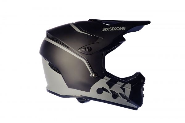 SixSixOne Reset Fullface Helm, midnight black, XL, 62-63cm