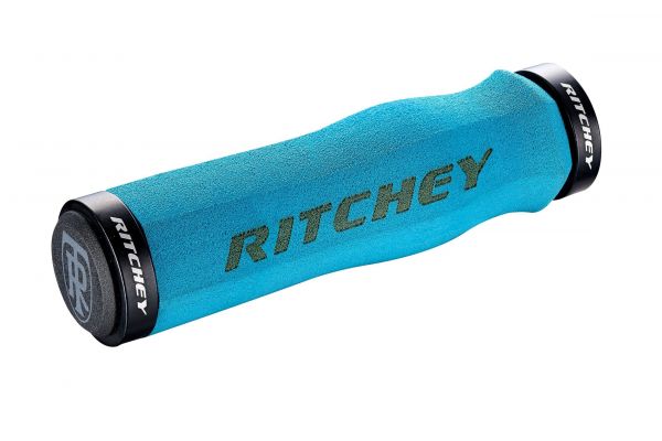 Ritchey WCS Ergo True Grip Lock-On Griff, 130mm, blue
