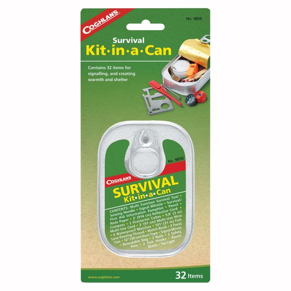 Coghlans Survival Kit \&#039;Kit-in-a-Can\&#039;