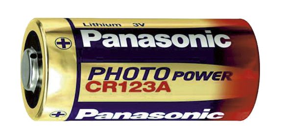 Panasonic Batterie Lithium 3V, CR 123-1 Stück
