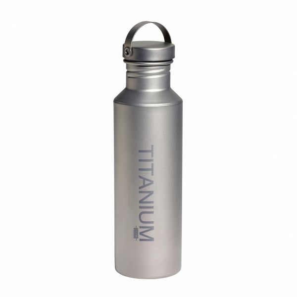 Vargo Titan Wasserflasche 650 ml mit Titan Deckel