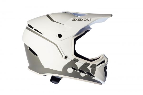 SixSixOne Reset Fullface Helm, tundra white, XXS, 49-51cm
