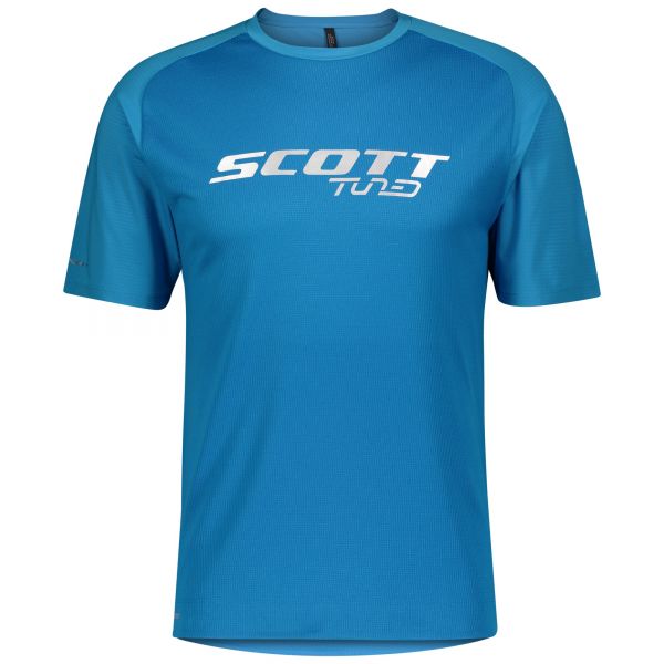 SCOTT Shirt M\&#039;s Trail Tuned s/sl atlantic blue